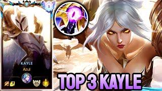 WILD RIFT KAYLE - TOP 3 KAYLE GAMEPLAY - CHALLENGER RANKED