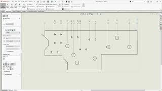 SolidWorks Drawing Demo 19   Vertical and Horizontal Ordinate Dimension