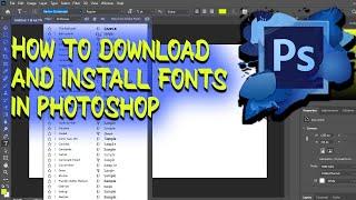 How To Download And Install Fonts In Adobe Photoshop 2021