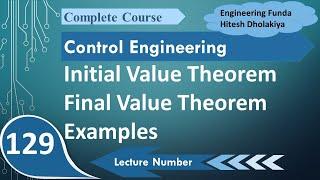 Examples of Initial Value Theorem & Final Value Theorem, #InitialValueTheorem, #FinalValueTheorem
