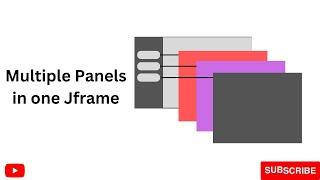 Multiple Panels in one JFrame | Java Tutorial