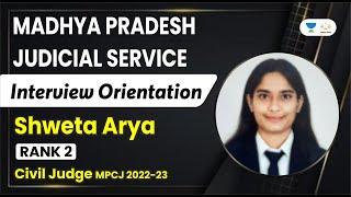 Madhya Pradesh Judicial Service | Interview Orientation | Shweta Arya | Rank 2 | Linking Laws