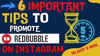 promote redbubble on instagram: 6 Important Tips for Beginners