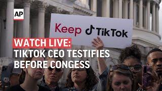 TikTok CEO testifies before Congress | LIVE