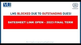 Final Term Datesheet-2023 | LMS Blocked