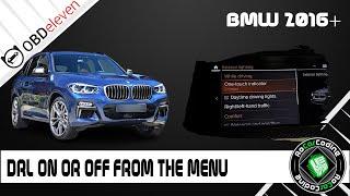 ACTIVATE DRL ON / OFF FROM MENU | BMW X3 G01 2020 | #bimmercode #bmwcoding #obdeleven