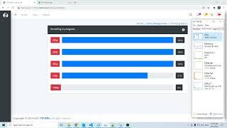 Laravel 8 Video management System ( FFMPEG HLS )