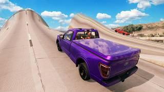 Cars vs Giant Bulges And Car Crashes 4K  BeamNG Drive #10