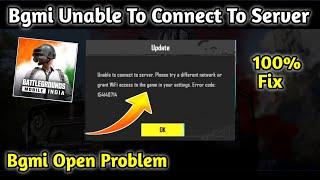 unable to connect to server please try again later | bgmi unable to connect to server