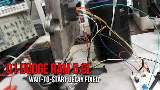 Dodge Ram 5.9L Cummins ECU repair fixing a delayed WAIT TO START lamp, P0606 and TPS Errors