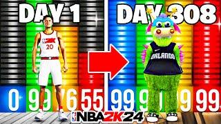 I USED MY DAY 1 BUILD 308 DAYS LATER ON NBA2K24…