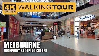 Highpoint Shopping Centre Walking Tour in Melbourne, Australia (4K 60fps)