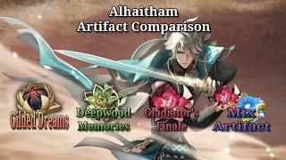 Alhaitham : Artifact Comparison | Genshin Impact