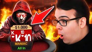 I RISKED IT ALL vs A Poker Maniac On GGPoker!