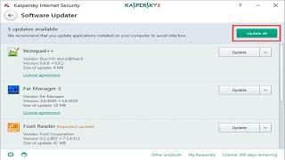 Kaspersky Software Updater Tool - Update All Your Software From One Place