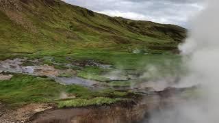 Hike to Reykjadalur valley Iceland !!!!!