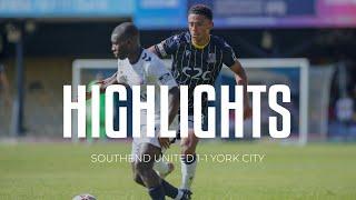 Highlights: Southend United 1-1 York City