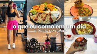 o que eu como em um dia para perda de gordura, treino completo, receitas saudáveis e fáceis