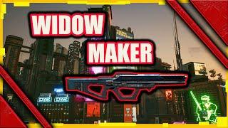 cyberpunk 2077 how to get widow maker iconic weapon