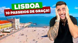 10 coisas de graça para fazer em LISBOA! Passeios incríveis e gratuitos! O que fazer em Lisboa!