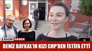 Deniz Baykal'ın kızı CHP'den istifa etti