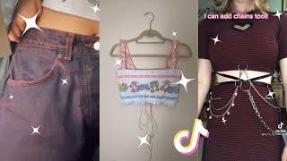 Upcycled Fashion and Thrift Flips Part 3 tiktok compilation