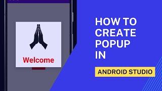 Pop Up Dialog Box In Android Studio | Custom Dialog Android Studio | Pop Up Window In Android Studio