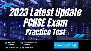 2023 Latest Update PCNSE Exam Question and Answers | Dumps