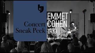 #UJ21 Sneak Peek Concert • Emmet Cohen Trio special guest Samara Joy