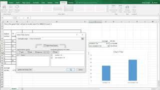 Greg Szulgit making a bar chart in Excel with error bars