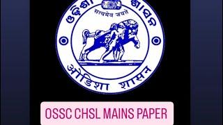 OSSC CHSL MINS Paper