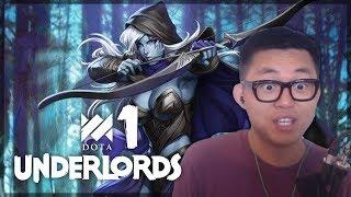 Dota Underlords! Hunters are OP (For Now) | Amaz 1