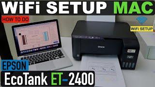 Epson EcoTank ET-2400 WiFi Setup MacBook.