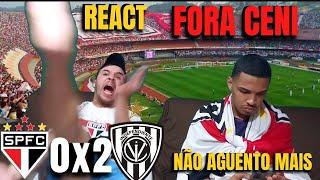 REACT SÃO PAULO 0 X 2 INDEPENDIENTE DEL VALLE - TIME SEM VERGONHA -  FINAL SUDAMERICANA 2022