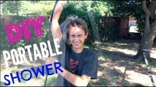 Living in A Van: Ultimate DIY Portable Shower TUTORIAL | Hobo Ahle Gear