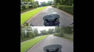 Gopro Hero 5 VS Gopro Hero 9 Peugeot Pulsion GT 125