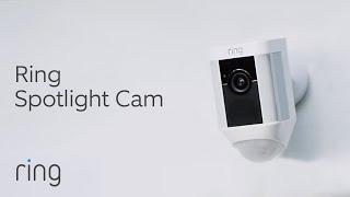 Ring Spotlight Cam | 1080 HD Video Smart Home Security with Motion LED Lights