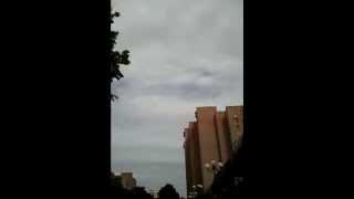 Луганск - самолет наносит авиаудар по зданию ОГА 02.06.2014