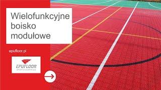 EPUFLOOR boisko modułowe ENLIO w Nowych Zdunach