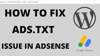 How to Fix Google AdSense Earning at Risk | AdSense Ads.txt File Problem Fixed | Blogger | WordPress