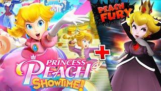 Princess Peach Showtime + Peach Fury - Full Game Walkthrough (HD)