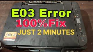 canon G 2010 error code E03 solution just 2 minutes