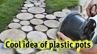 A cool idea from plastic pots