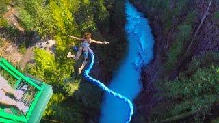 BUNGEE JUMPING with GOPROS and DRONES