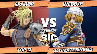 LMBM 2024 - Spargo (Cloud) Vs. WebbJP (Sheik) Smash Ultimate - SSBU