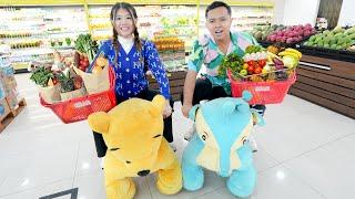 BELANJA DI SUPERMARKET NAIK ANIMAL RIDE!! SERU BANGET BISA MUTER-MUTER!!