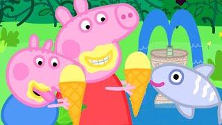 Eis essen am Fischteich  Cartoons für Kinder | Peppa Wutz Neue Folgen
