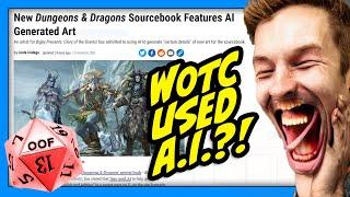 WotC BUSTED Using AI Artwork in Dungeons & Dragons Sourcebooks?!