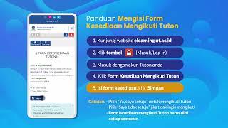 Panduan Mengisi Form Kesediaan Mengikuti Tuton UT