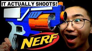 HOMEMADE NERF GUN That Actually Shoots!